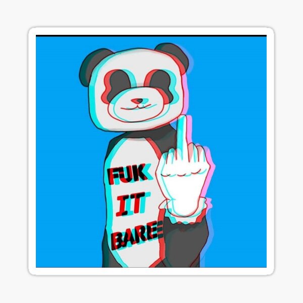 fuk it bare!! Sticker