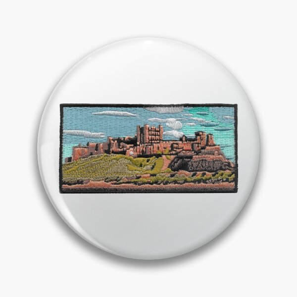 Item preview, embroidered castle on the hill patch  designed and sold by Platform11west.