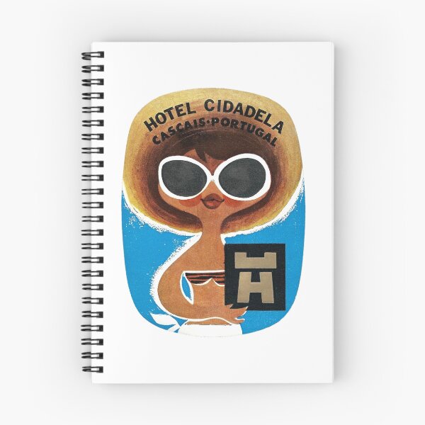Item preview, Hotel Cidadela Cascais Portugal Vintage Travel Decal designed and sold by hilda74.