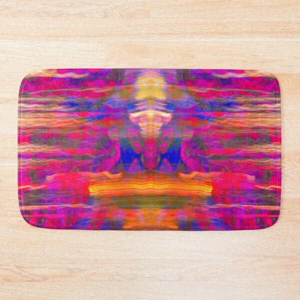 Item preview, Aliens Watching SCIFI Expressionist Abstract Art Decor with Neon And Magenta designed and sold by EdwardMonet.