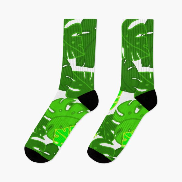 Item preview, Monstera leaves pattern designed and sold by Phoebew03.