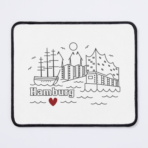 Artikelvorschau, Hamburg Liebe entworfen und verkauft von ElenaSteinbach.