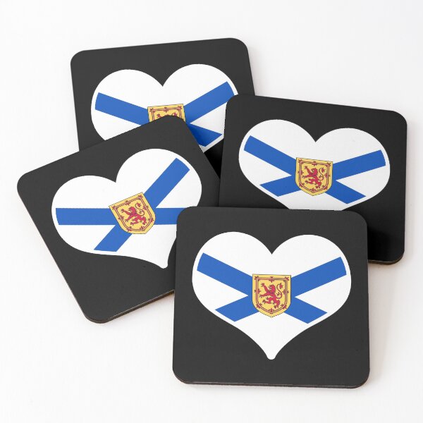 Item preview, Nova Scotia Provincial Flag Heart designed and sold by PKHalford.