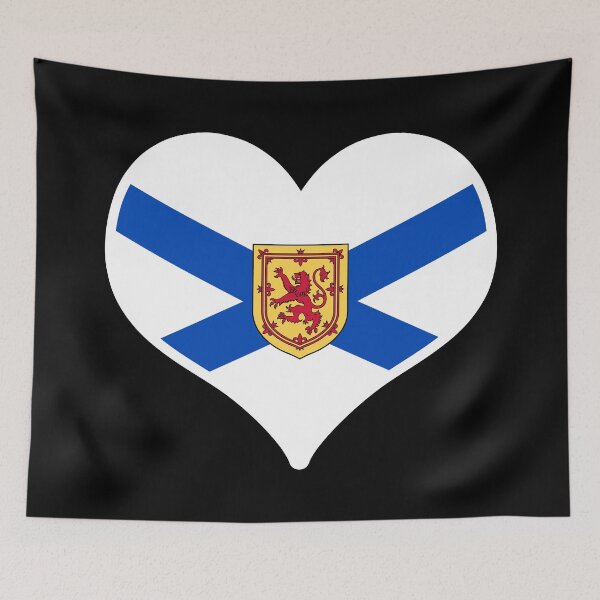 Item preview, Nova Scotia Provincial Flag Heart designed and sold by PKHalford.