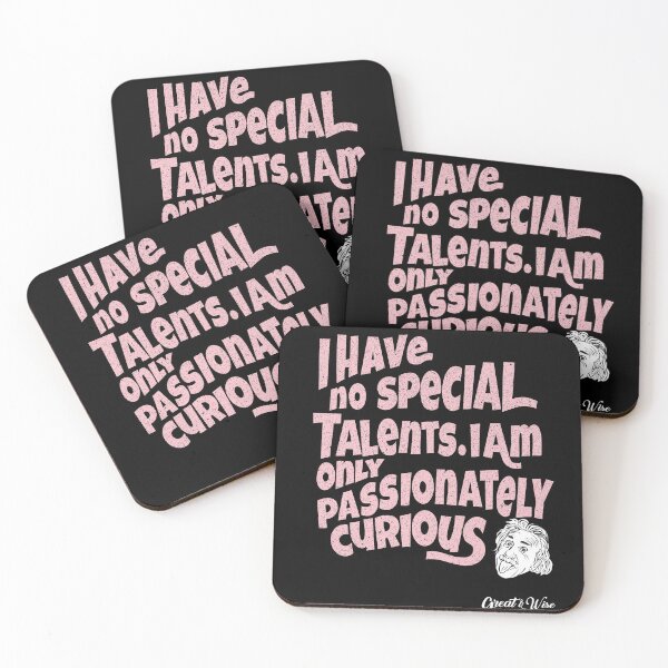 Item preview, I have no special talents but - I am only Passionately Curious! Einstein's quote designed and sold by MagaliC.