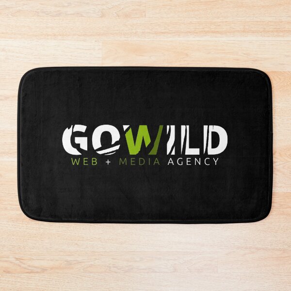 Item preview, GOWILD Web & Media Agency Logo designed and sold by GOWILDstyle.