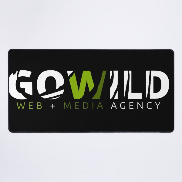 Item preview, GOWILD Web & Media Agency Logo designed and sold by GOWILDstyle.