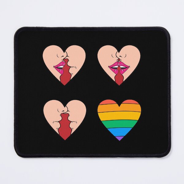 Item preview, Pride Love Hearts Valentine's Day Alternative T-shirt, Heart Pattern LGBT Graphic designed and sold by GO SHIRT-TEE.