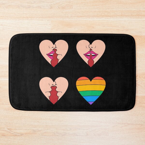 Item preview, Pride Love Hearts Valentine's Day Alternative T-shirt, Heart Pattern LGBT Graphic designed and sold by GO SHIRT-TEE.