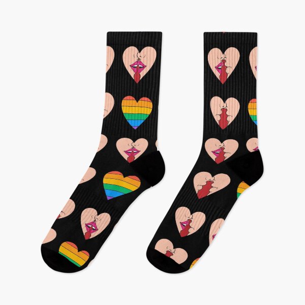Item preview, Pride Love Hearts Valentine's Day Alternative T-shirt, Heart Pattern LGBT Graphic designed and sold by GO SHIRT-TEE.