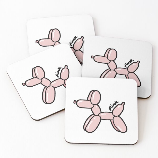 Item preview, Pink Rep balloon dog  designed and sold by Custom Canvas Buff.