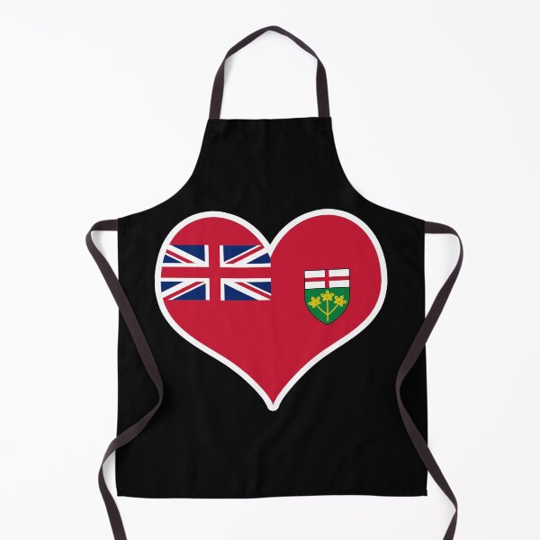 Item preview, Ontario Provincial Flag Heart designed and sold by PKHalford.