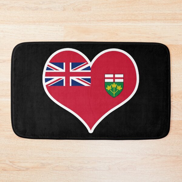 Item preview, Ontario Provincial Flag Heart designed and sold by PKHalford.