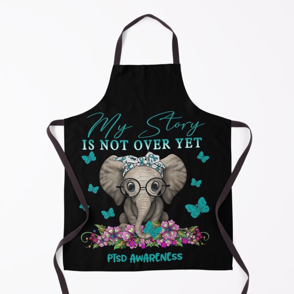 Item preview, Cute Elephant My Story Is Not Over Yet PTSD Awareness designed and sold by Adropine.