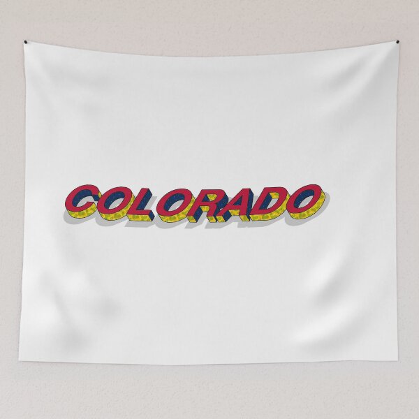 Item preview, Colorado state 3D text design  designed and sold by HBWOLFARTS.