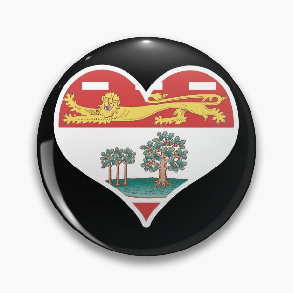 Item preview, Prince Edward Island Provincial Flag Heart designed and sold by PKHalford.