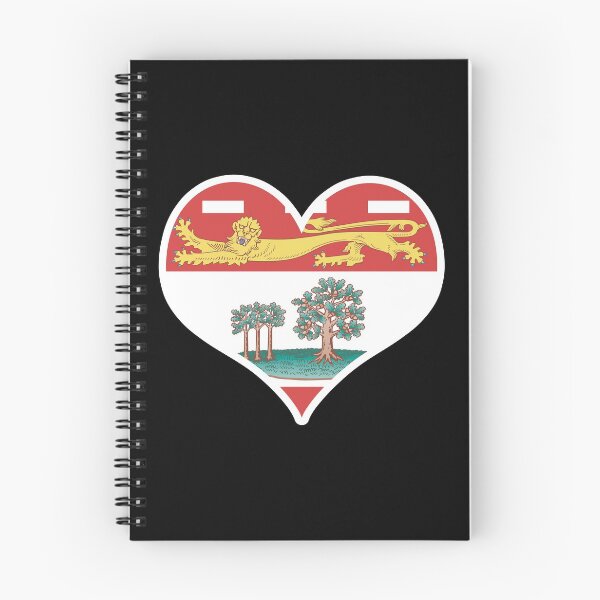 Item preview, Prince Edward Island Provincial Flag Heart designed and sold by PKHalford.