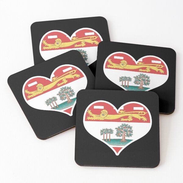 Item preview, Prince Edward Island Provincial Flag Heart designed and sold by PKHalford.