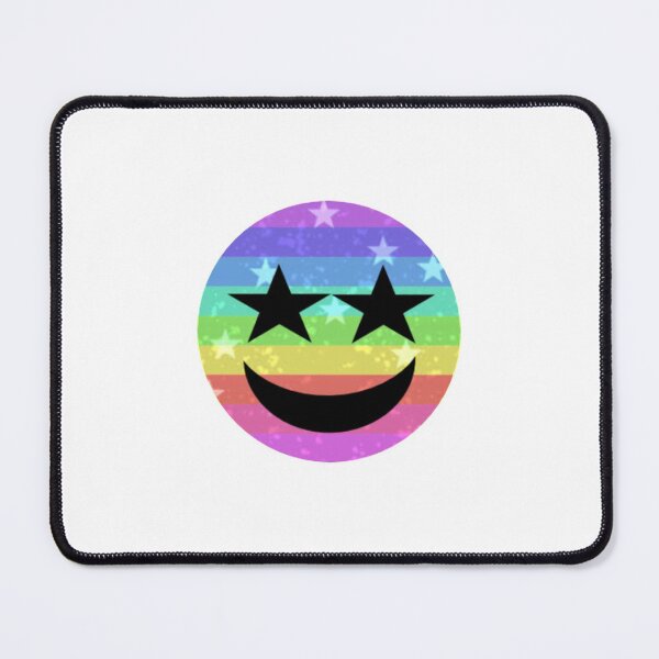 Item preview, Starry-eyed Rainbow Smiley designed and sold by LanDiMonk.