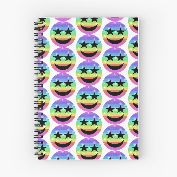 Item preview, Starry-eyed Rainbow Smiley designed and sold by LanDiMonk.