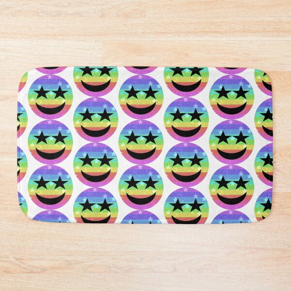 Item preview, Starry-eyed Rainbow Smiley designed and sold by LanDiMonk.