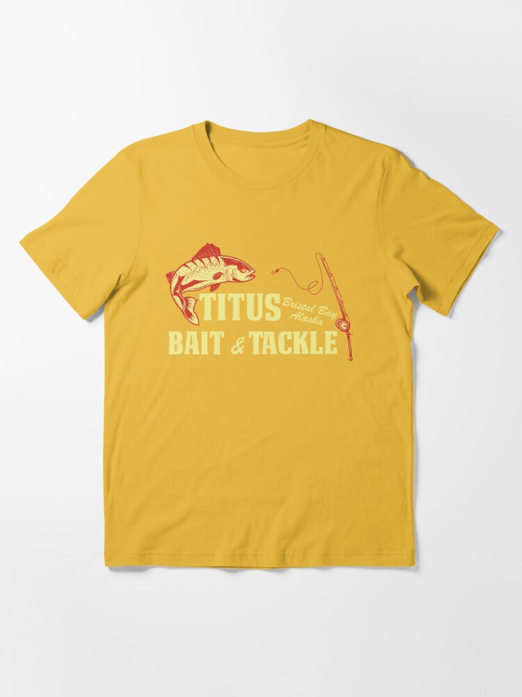 titus bait and tackle Essential T-Shirt for Sale by alidesigner2