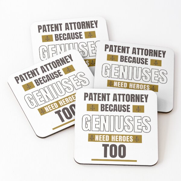 Item preview, PATENT ATTORNEY BECAUSE GENIUSES NEED HEROES TOO - funny gift designed and sold by madani rafik.