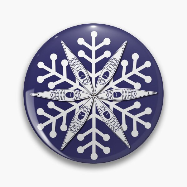 Item preview, Kayak Snowflake designed and sold by Carswell King Design.