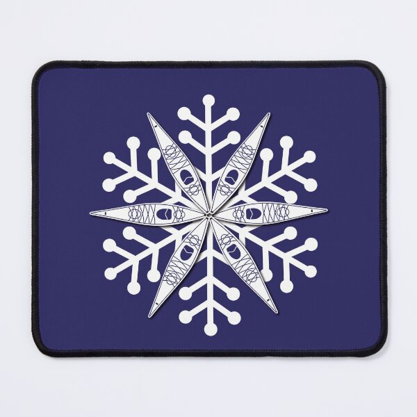 Item preview, Kayak Snowflake designed and sold by Carswell King Design.