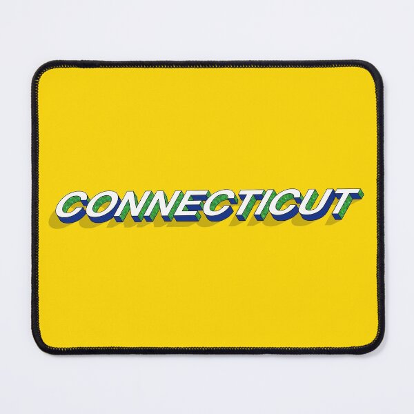 Item preview, Connecticut state 3D text design  designed and sold by HBWOLFARTS.