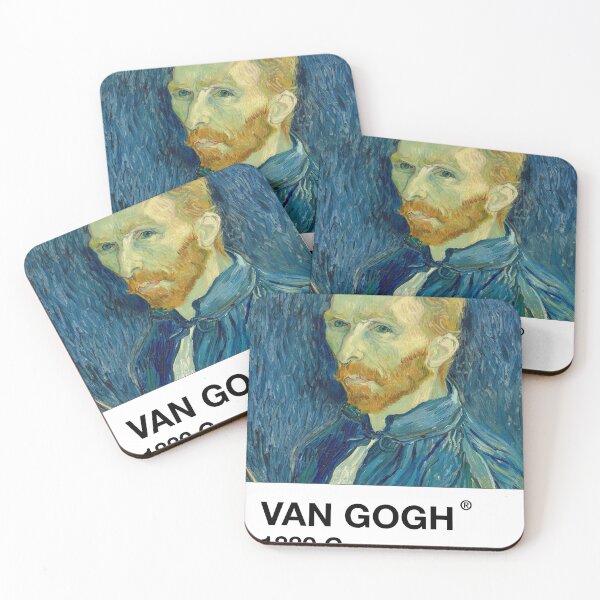 Item preview, Vincent van gogh self portrait pantone  designed and sold by Platform11west.