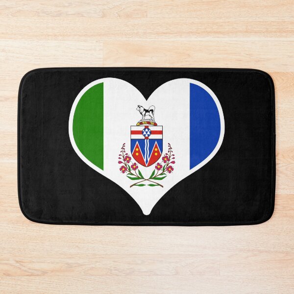 Item preview, Yukon Territory Flag Heart designed and sold by PKHalford.