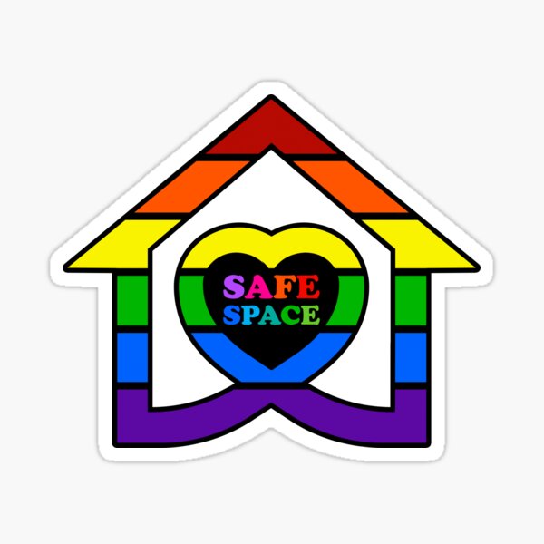 Sign LGBTQ Plus Safe Space Equality Sticker For Sale By Aronia Redbubble