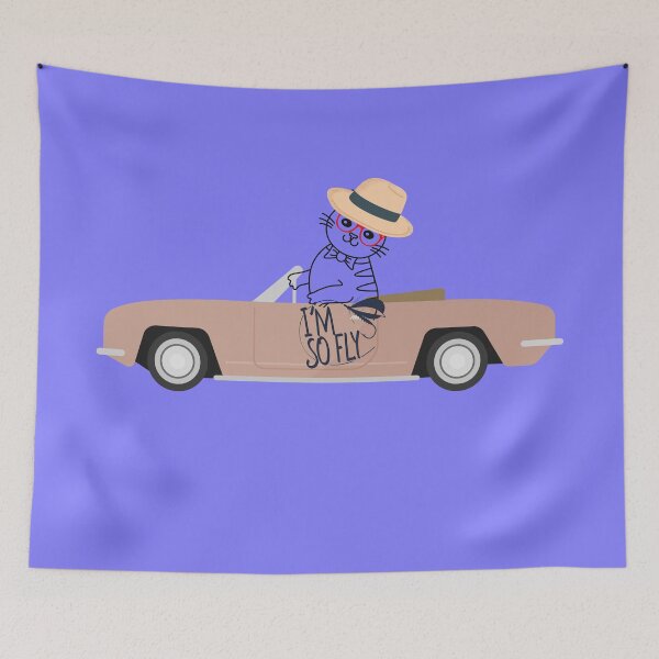 Item preview, Cat Driving Car - Cute and funny cat image for cat lovers designed and sold by haRexia.
