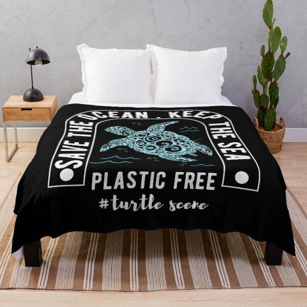 Item preview, save the ocean keep the sea plastic free, World Turtle Day designed and sold by hattem.