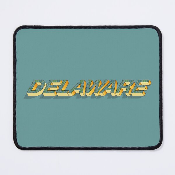 Item preview, Delaware state 3D text design  designed and sold by HBWOLFARTS.
