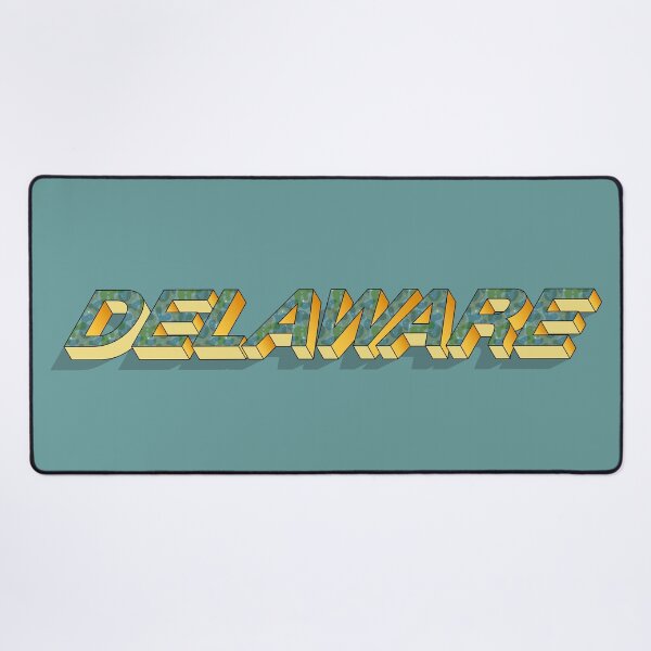 Item preview, Delaware state 3D text design  designed and sold by HBWOLFARTS.