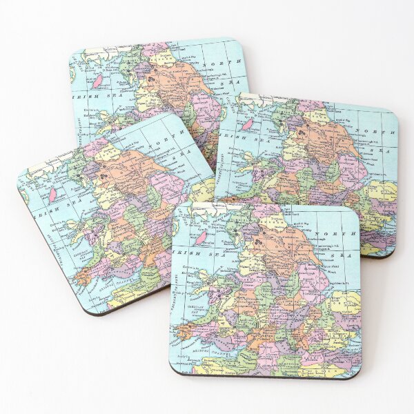 Item preview, Vintage map of England and Wales designed and sold by Slh69.