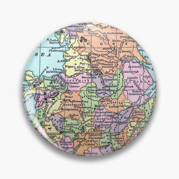 Item preview, Vintage map of England and Wales designed and sold by Slh69.