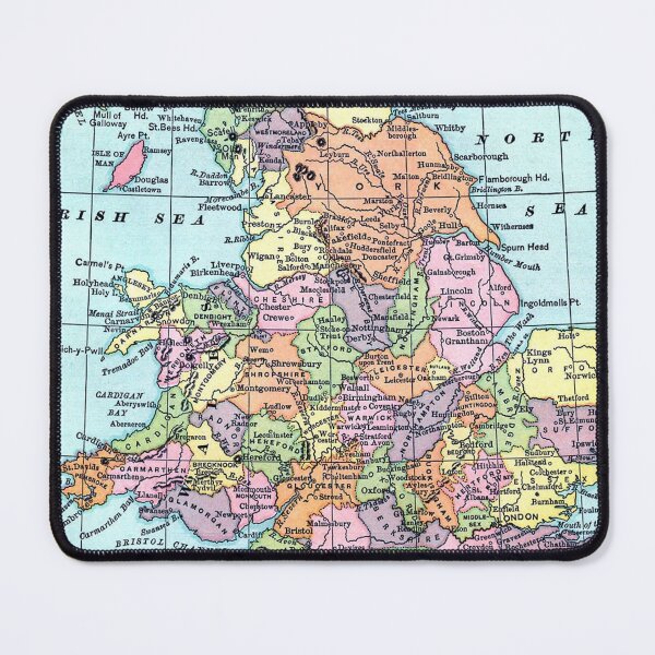 Item preview, Vintage map of England and Wales designed and sold by Slh69.