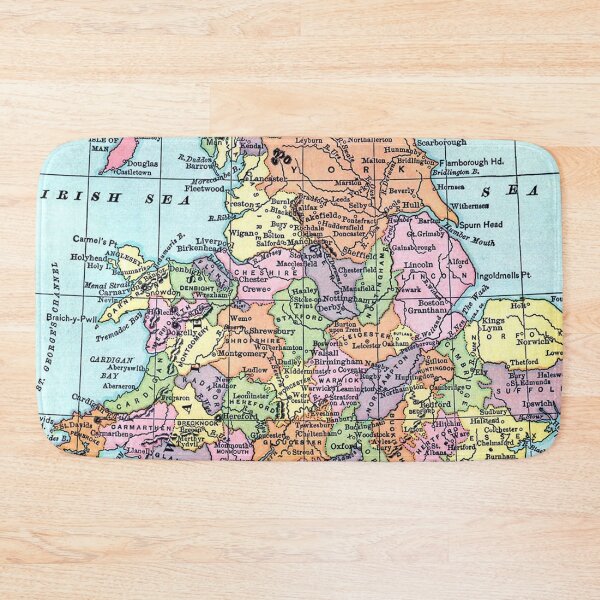 Item preview, Vintage map of England and Wales designed and sold by Slh69.