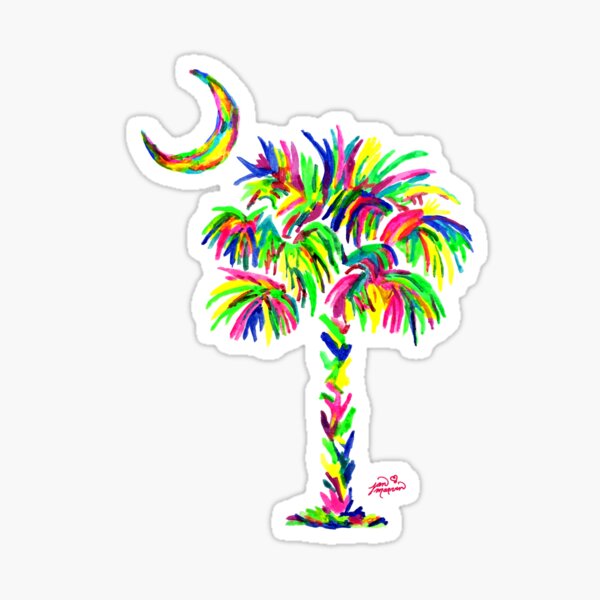 Palm Tree Sticker - Vinyl Stickers - Cute Stickers - Vinyl Decal - Beach  Stickers - Pink - By Blush Budgie on  - Handmade in Tasmania