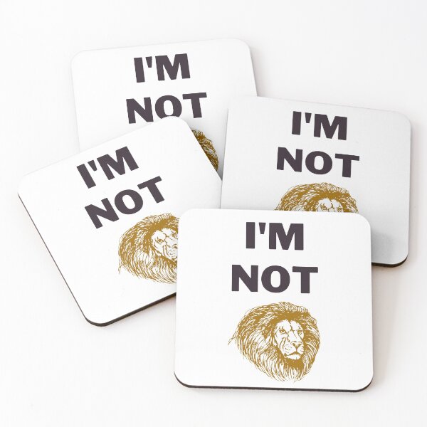 Item preview, I'm Not Lion - Lying Pun designed and sold by NotablyDesigned.
