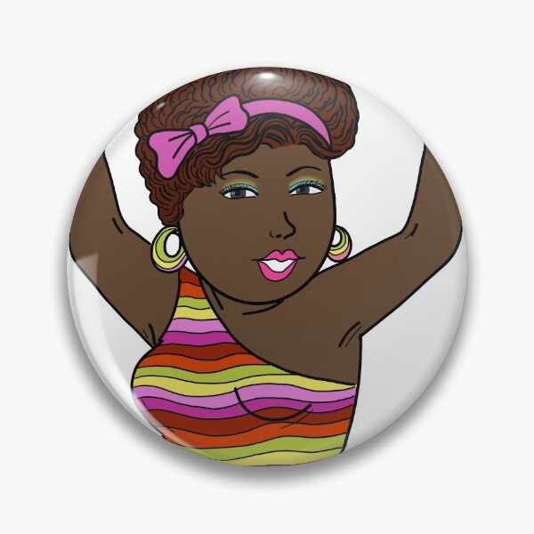 Item preview, African American black woman disco funky dancing. designed and sold by Nalidsa Sukprasert.