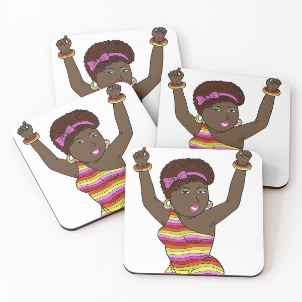 Item preview, African American black woman disco funky dancing. designed and sold by Nalidsa Sukprasert.