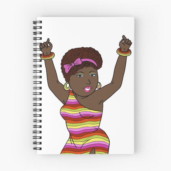 Item preview, African American black woman disco funky dancing. designed and sold by Nalidsa Sukprasert.