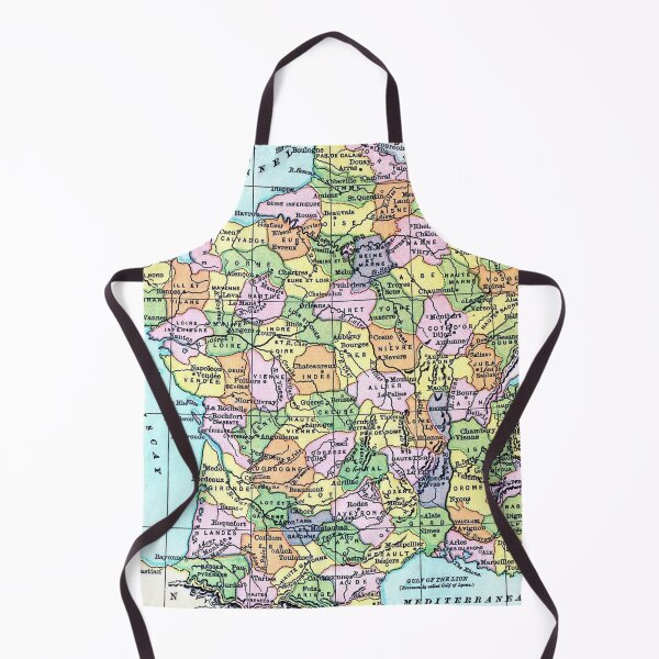 Item preview, Vintage map of France designed and sold by Slh69.