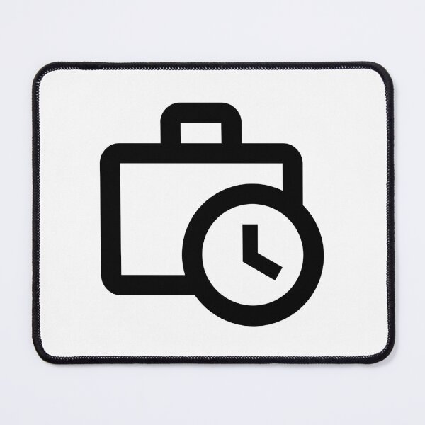 Item preview, MDI briefcase-clock-outline designed and sold by GnarlyFurtardo.