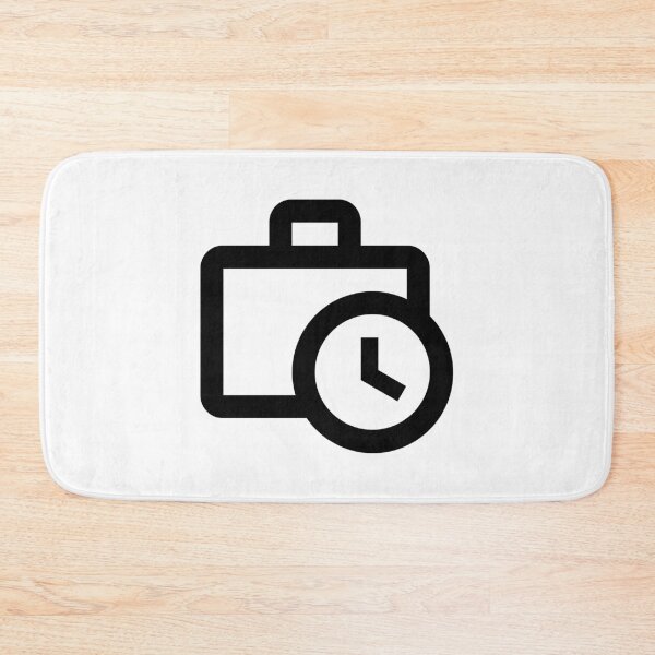 Item preview, MDI briefcase-clock-outline designed and sold by GnarlyFurtardo.