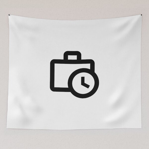 Item preview, MDI briefcase-clock-outline designed and sold by GnarlyFurtardo.